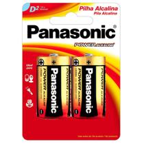 Pilha alcalina grande d com 2 lr20xab/2b - PANASONIC