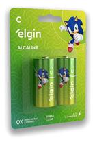 Pilha Alcalina Lr14 C Médio Blister Com 2 Unidades Elgin Pilha Alcalina Lr14 C Médio Blister Com 2 Unidades Elgin