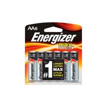 Pilha Alcalina Max AA6 Pequena Energizer