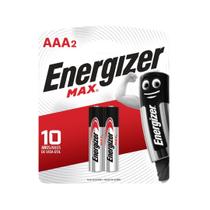 Pilha Alcalina Max Aaa Cart 2 Sm-96 Energizer Pilha Alcalina Max Aaa Cart 2 Sm-96 Energizer