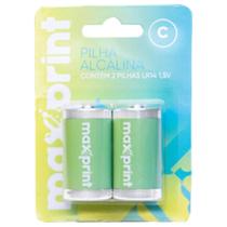 Pilha Alcalina Média C Blister com 02 Pilha Alcalina Média C Blister com 02