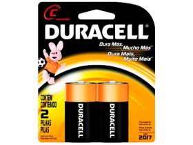 Pilha Alcalina Media Duracell C Cartela com 2 Unidades Pilha Alcalina Media Duracell C Cartela com 2 Unidades