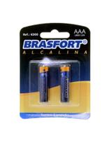 Pilha Alcalina Palito AAA (2 Unidades) - BRASFORT