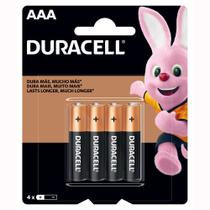 Pilha Alcalina Palito AAA - 4 unidades - Duracell