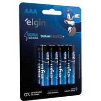 Pilha Alcalina Palito AAA BL.C/08 - ELGIN