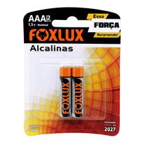 Pilha Alcalina Palito Aaa Blister Com 2 Pilhas - Foxlux