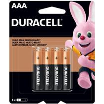 Pilha Alcalina Palito AAA Blister com 8 Unidades Duracell Pilha Alcalina Palito AAA Blister com 8 Unidades Duracell
