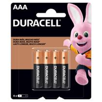 Pilha Alcalina Palito AAA Cartela 4 Peças 3020475 Duracell