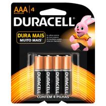 Pilha Alcalina Palito AAA Com 4 Unidades - Duracell Pilha Alcalina Palito AAA Com 4 Unidades - Duracell