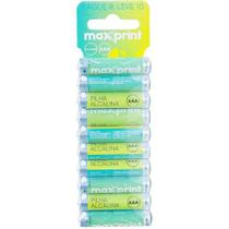 Pilha Alcalina Palito AAA PACK Promo P8 L10 BL.C/10 - Maxprint