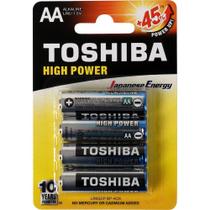 Pilha Alcalina Pequena AA 4UN Toshiba Pilha Alcalina Pequena AA 4UN Toshiba
