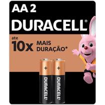 Pilha Alcalina Pequena AA C/2 (96387) Duracell