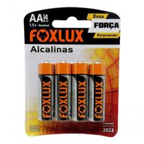 Pilha Alcalina Pequena Aa Com 4 Un Foxlux Pilha Alcalina Pequena Aa Com 4 Un Foxlux