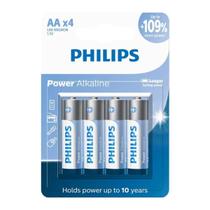 Pilha Alcalina Philips AA 4 Unidades