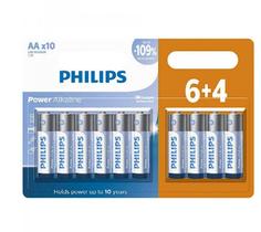Pilha alcalina Philips AA LR6P10BP/59 - cartela com 10 unidades Pilha alcalina Philips AA LR6P10BP/59 - cartela com 10 unidades Pilha alcalina Philips AA LR6P10BP/59 - cartela com 10 unidades Pilha alcalina Philips AA LR6P10BP/59 - cartela com 10 unidades