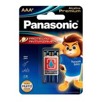 Pilha Alcalina Premium Panasonic Aaa Palito 02 Unidades Lr03egr/2b96 F108