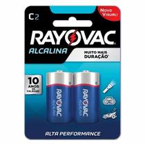 Pilha Alcalina Rayovac C Media 1,5V com 2 Unidades Pilha Alcalina Rayovac C Media 1,5V com 2 Unidades