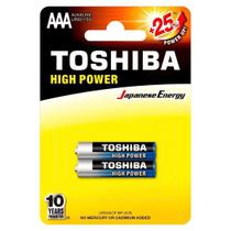 Pilha Alcalina Toshiba 2x AAA 1.5V LR03GCP Japanese Energy