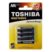 Pilha Alcalina Toshiba 4x Aaa 1.5v Lr03gcp Japanese Energy