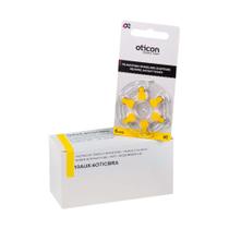 Pilha Aparelho Auditivo 10 Pr70 Oticon - 5 Cartelas (30 Baterias)