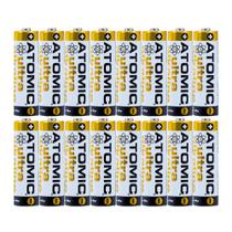 Pilha ATOMIC AA 1,5V Ultra Alcalina Pacote com 16 Unidades