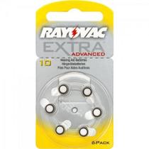 Pilha Auditiva 10 1,4V EXTRA ADVANCED RAYOVAC Pilha Auditiva 10 1,4V EXTRA ADVANCED RAYOVAC