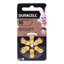 Pilha Auditiva 10 Duracell C/6 Longa Duração