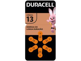 Pilha Auditiva 13 com 6 Unidades - Duracell