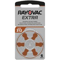 Pilha Auditiva 312 1,4V Extra Advanced Rayovac Cartela com 6 Unidades Pilha Auditiva 312 1,4V Extra Advanced Rayovac Cartela com 6 Unidades