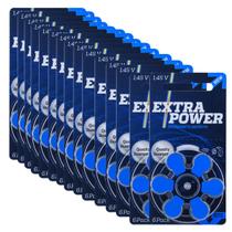 Pilha Auditiva 675 Extra Power Bateria Pr44 kit 90 unidades