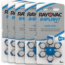 Pilha Auditiva 675 Rayovac Bateria Pr44 Implant Coclear kit 30 unidades