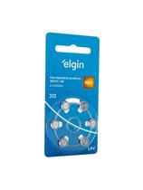Pilha Auditiva Elgin tamanho 312 PR41 1,4V Com 6 unidades Pilha Auditiva Elgin tamanho 312 PR41 1,4V Com 6 unidades