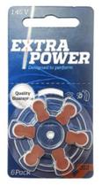 Pilha Auditiva Extra Power - Tamanho 312 - Cartela com 6 unidades