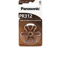 Pilha Auditiva Pr312H (Cartela Com 6 Pilhas) Panasonic