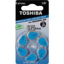 Pilha Auditiva PR44 675 (C/6 Pilhas) Toshiba Pilha Auditiva PR44 675 (C/6 Pilhas) Toshiba