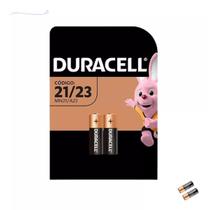 Pilha Bateria Alcalina 21/a23 12v Duracell 2 Unidades Controle Remoto Alarme Relógio Portão Pequena