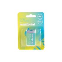 Pilha Bateria Alcalina 9V Maxprint c/ 1 Unidade