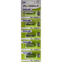 Pilha Bateria Alcalina Flex 23A12V 5 Unidades Portão Alarme