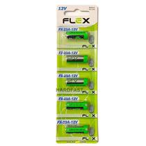 Pilha Bateria Alcalina Flex 23A12V Cartela C5 Portão Alarme