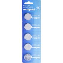 Pilha Bateria Botão CR2025 3V Lithium - Blister com 5 Unidades