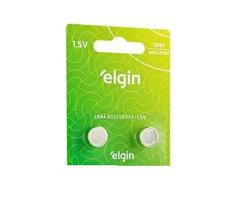 Pilha Bateria Botão Elgin LR44 /AG13/LR1154 1,5v Com 2 Unidades Pilha Bateria Botão Elgin LR44 /AG13/LR1154 1,5v Com 2 Unidades