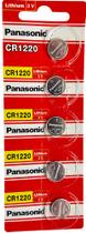 Pilha Bateria CR1220 Panasonic 05 unidades