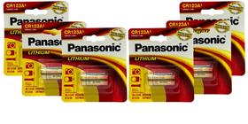 Pilha Bateria Cr123a Panasonic 3 Volts Original 06 Unidades