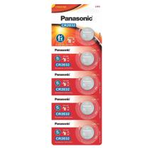 Pilha Bateria de Lítio CR2032 (PANASONIC) - Kit com 5 Unidades