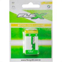 Pilha Bateria Flex 9V Zinc-9Z1