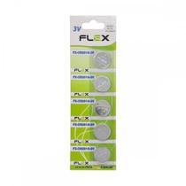 Pilha Bateria Flex Botao Cr2016 C/5