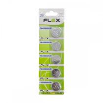 Pilha Bateria Flex Botao Cr2025 C/5