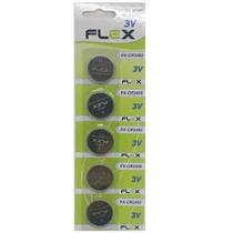 Pilha Bateria Lithium FX-CR2450 3V Flex Cartela 5 Unidades