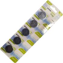 Pilha Bateria Lithium Moeda Cr2025 3V - 5 Unidades Cartela