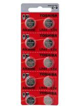 Pilha Bateria LR44 AG13 A76 SR44 Toshiba 10 unidades